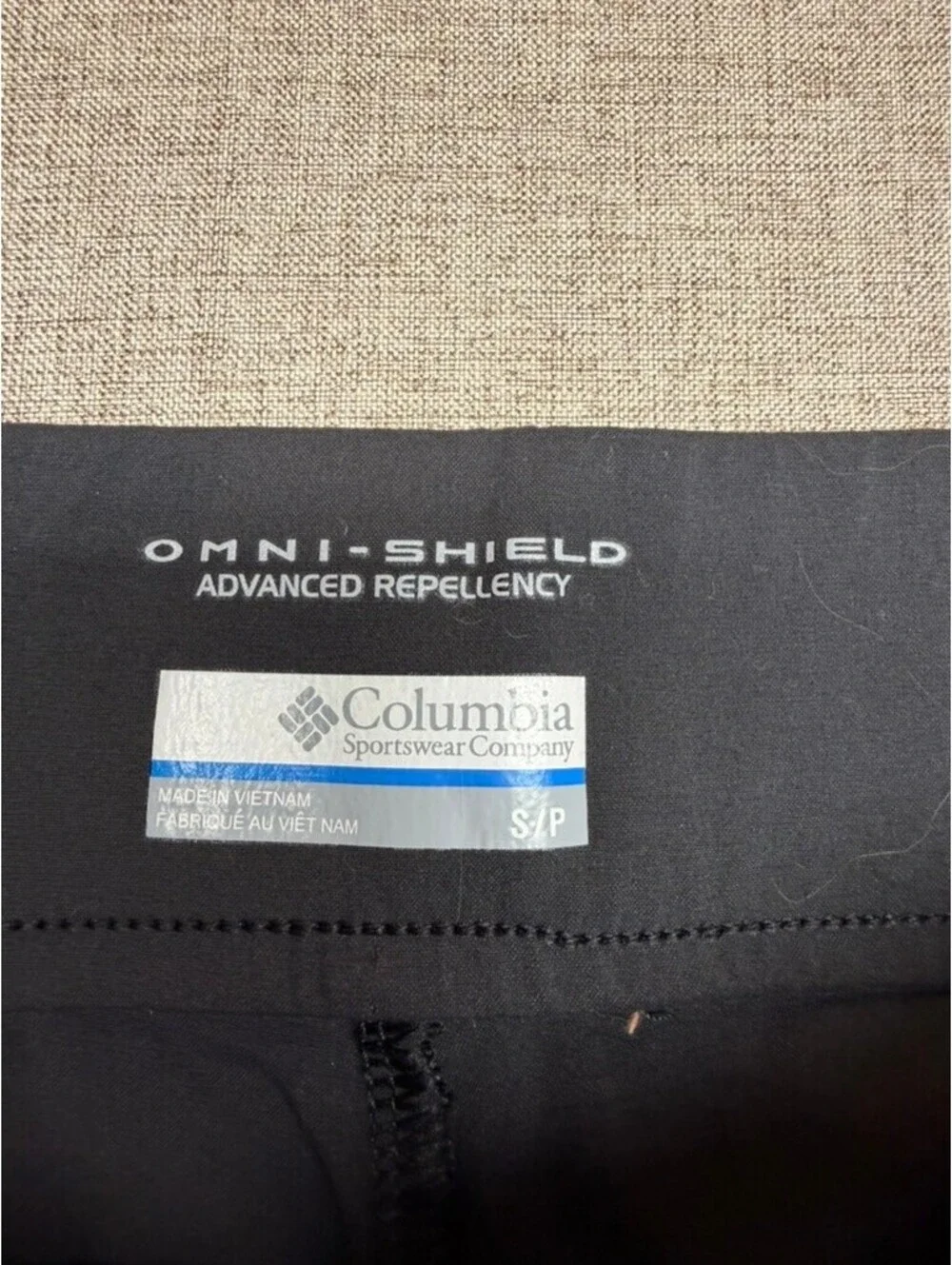 Columbia Omni-Shield Womens Small Black Pull On Hiking Pants Stretch Outdoor - Picture 3 of 5